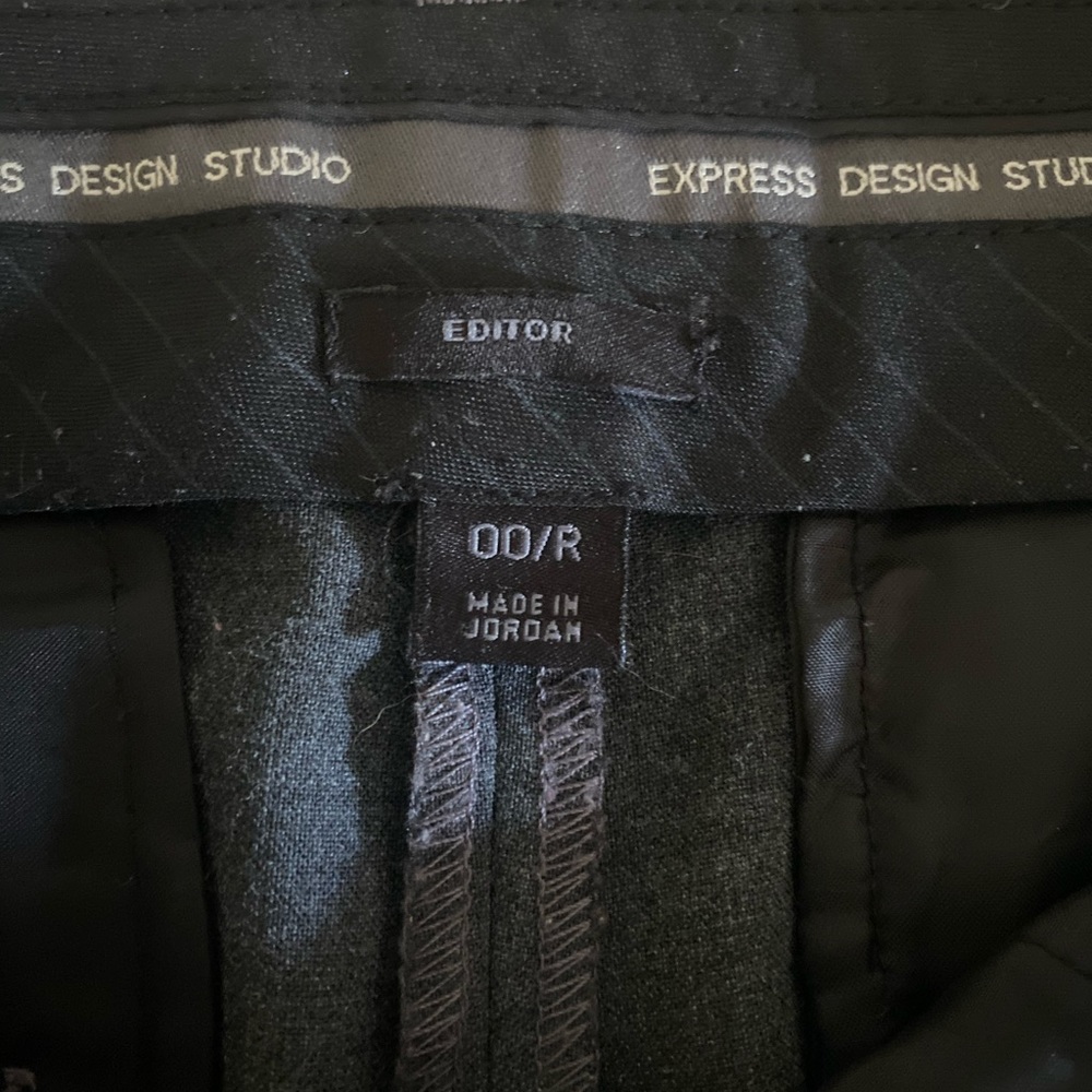 Express Design Studio Gray Slacks- Editor Size 00 - image 2